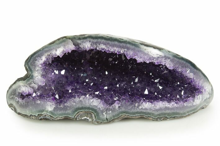 Sparkly Deep-Purple Amethyst Geode - Uruguay #342705